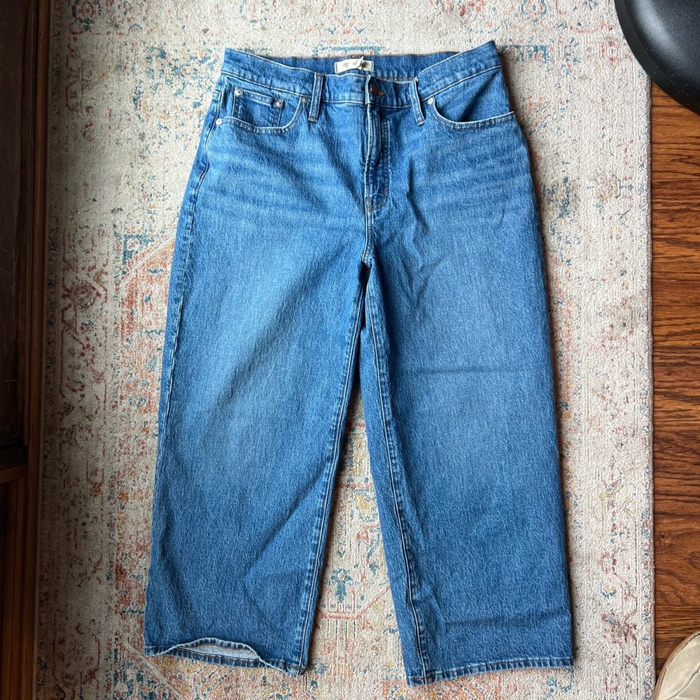 Madewell Perfect Vintage Wide Leg jeans 31 Petite